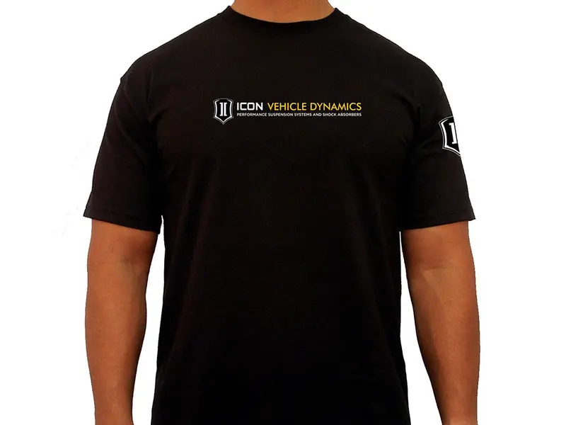Icon Vehicle Dynamics Icon-Tee-Std-Blk-Xl Standard Black Tee Shirt – Xl Size 1