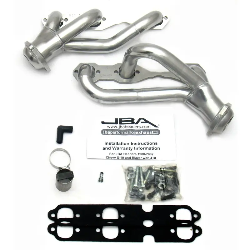 Jba Racing Ceramic-Coated Headers For 1988–1995 & 2002–2003 S10 Trucks With 4.3L V6 1