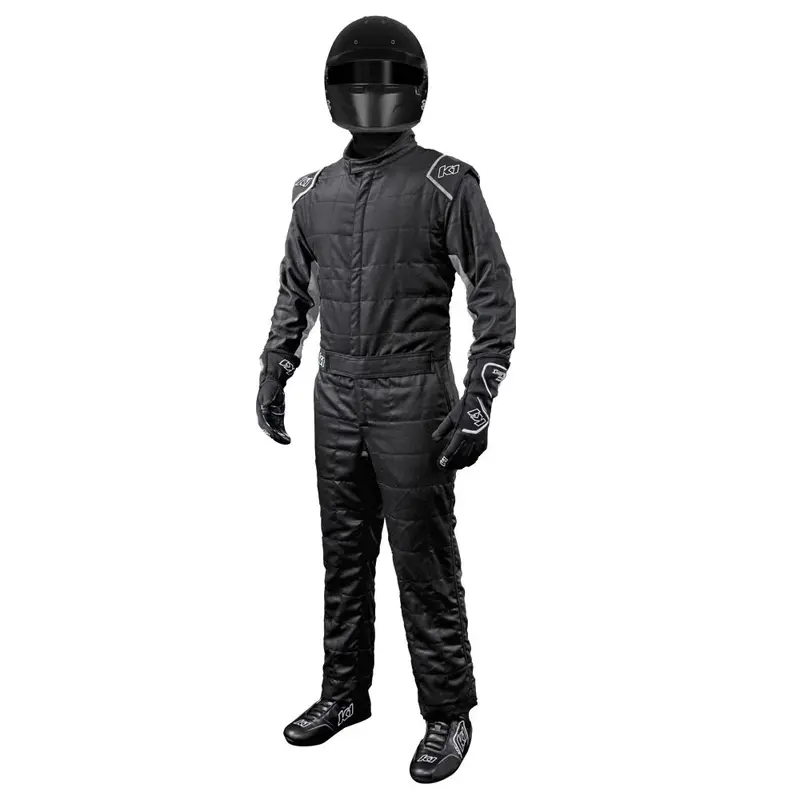 K1 Racegear Outlaw Racing Suit – Sfi 3.2A/5 Certified, 3X-Large, Black/Gray 1