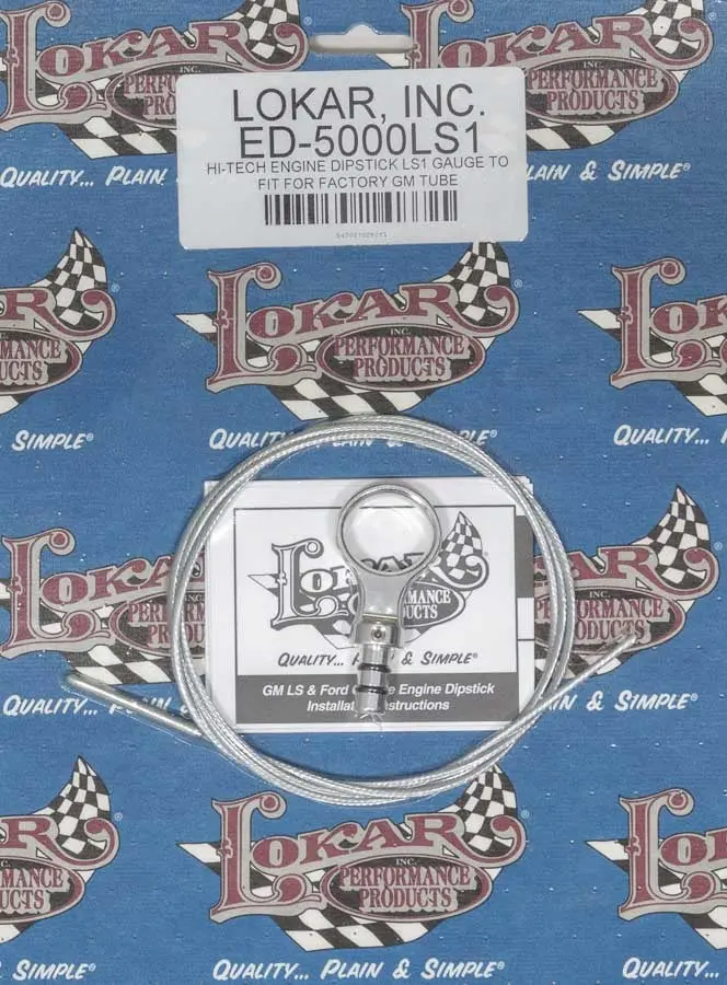 Lokar Ls Engine Dipstick – Precision-Machined Aluminum, Extended Design, Part Ed-5000Ls1 1