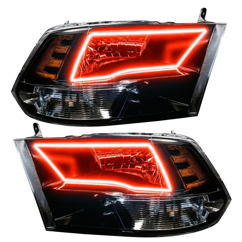 Oracle Lighting 8906-330 Colorshift Halo Headlights With Switchback Function – Black Housing Assembly 1