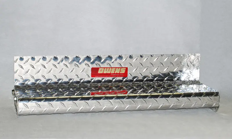Owens Products Classicpro Diamond-Style Aluminum Running Boards For 1999–2010 Ford Super Duty F250/F350 Long Bed (8 Ft, No Flares) With 4-Inch Riser 1