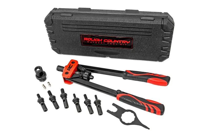Rough Country 10-Piece Nutsert Installation Tool Kit With Quick-Change Mandrel System 1