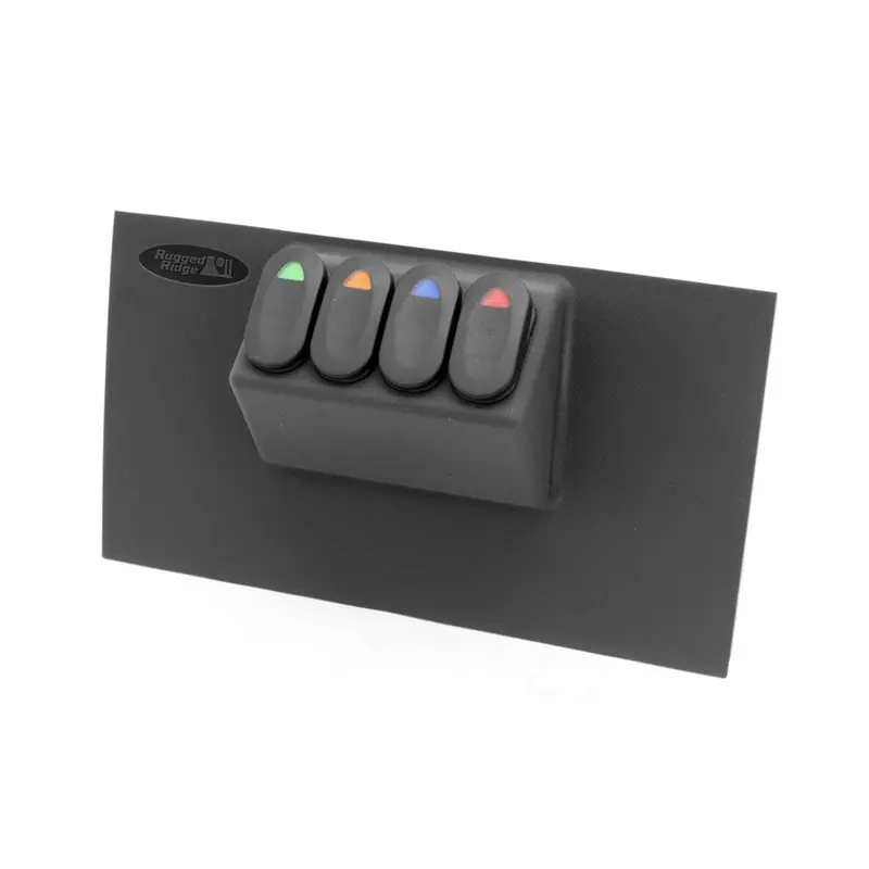 Rugged Ridge Lower Switch Panel Kit – Oem-Style Dashboard Integration 1