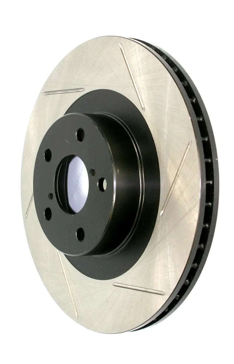 Stoptech 126.63010Csl Cryo-Treated Sport Slotted Brake Rotors – Front & Rear Left 1