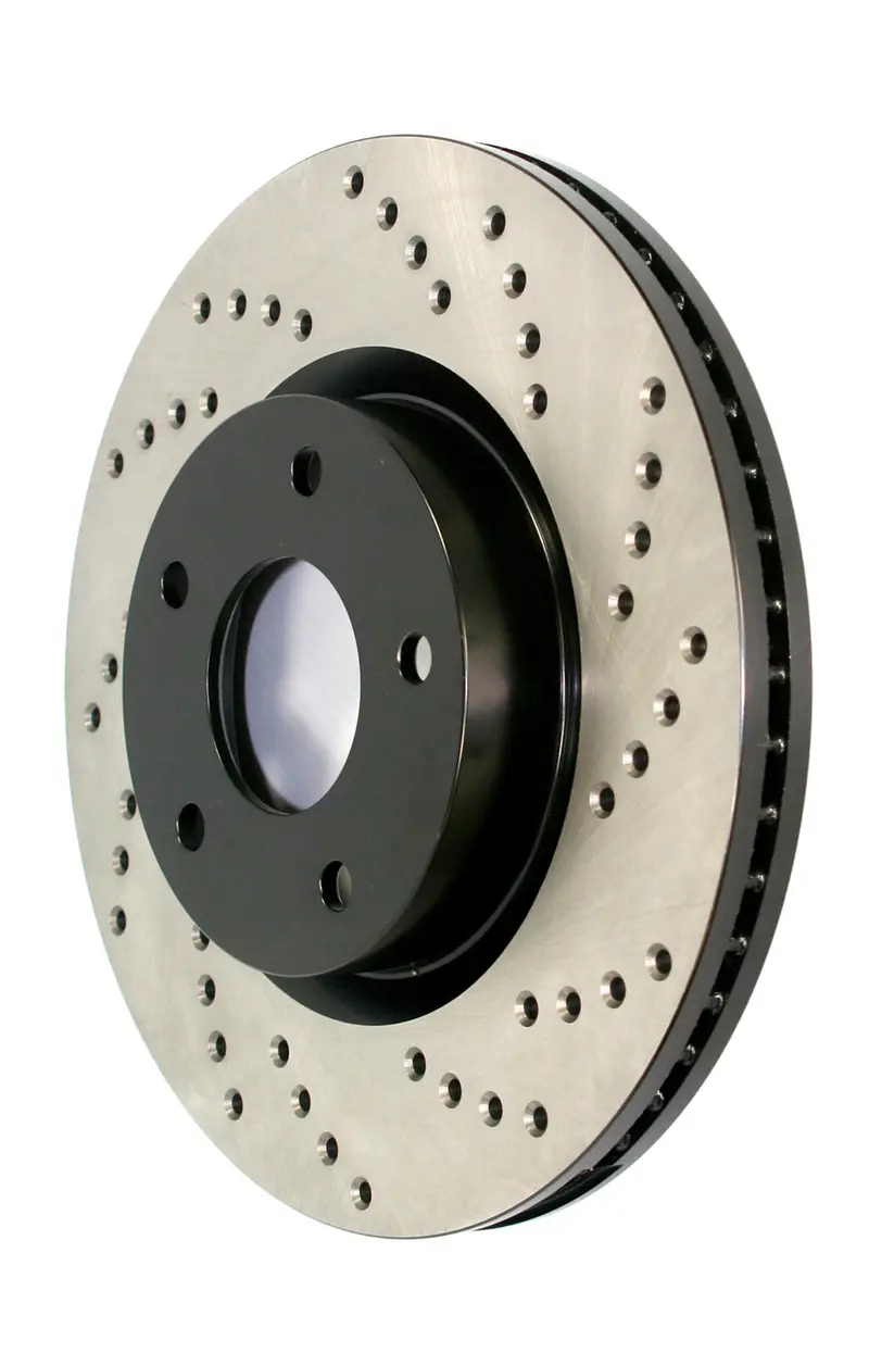 Stoptech 128.33131Cr Cryo-Treated Sport Drilled Rear Right Brake Rotor 1