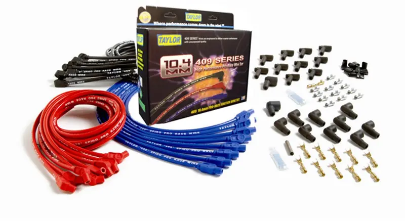Taylor Cable 79033 Spiro-Pro 10.4Mm Ignition Wire Set – 409-Series 1