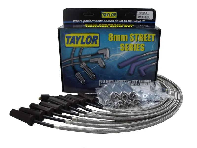 Taylor Cable 91051 Full Metal Jacket Ignition Wire Set 1