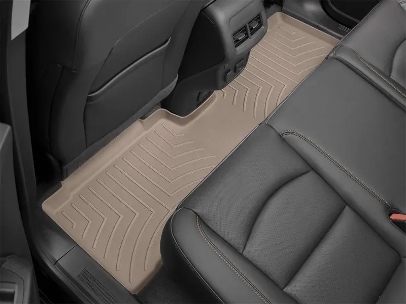 Weathertech 4516325 Tan Custom Rear Floorliner 1