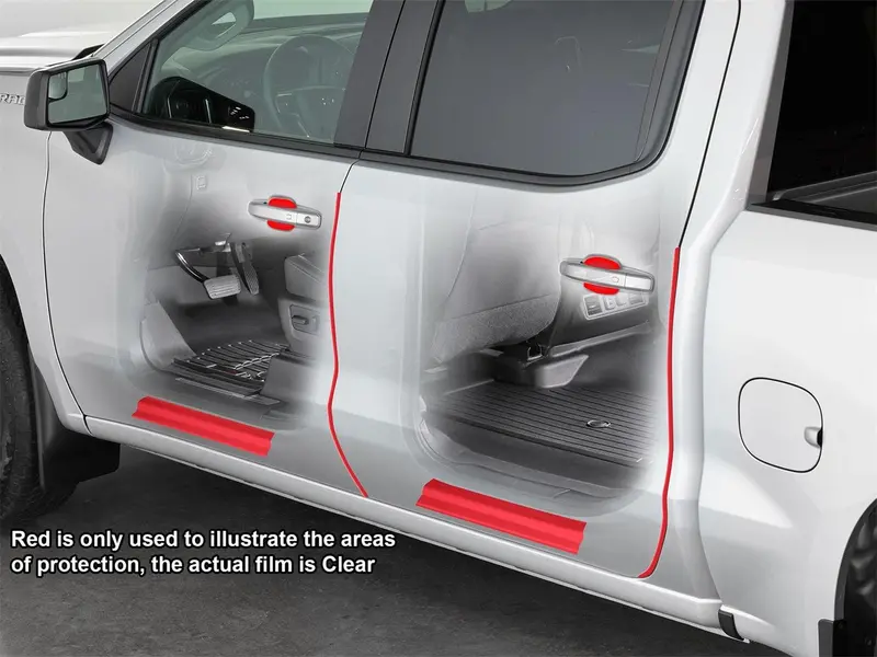 Weathertech Sp0664 - Scratch Protection Film For Door Handle Cups/Door Edges And Sills 1