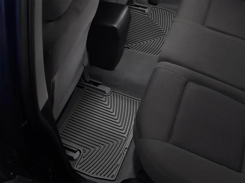 Weathertech W143 All-Weather Rear Floor Mats – Heavy-Duty Rubberized Tread 1