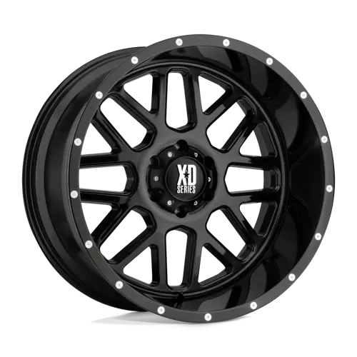 Xd Xd82089063312Nus 18X9 Inch Gloss Black Off-Road Wheel – 6X135 Bolt Pattern, -12Mm Offset 1